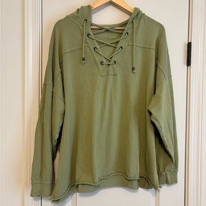 Gently Worn - Aerie Green Oversized Hoodie